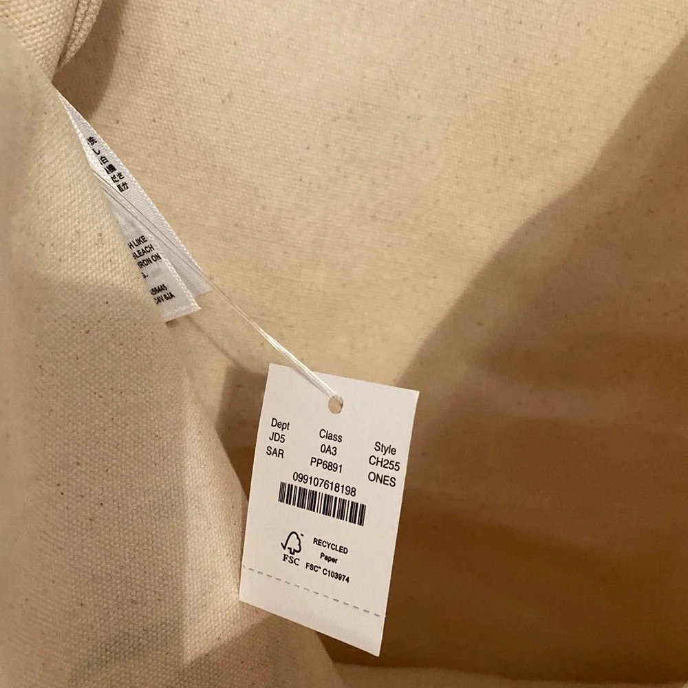 JCrew “Sardines” graphic print reusable everyday tote - Picture 4 of 4